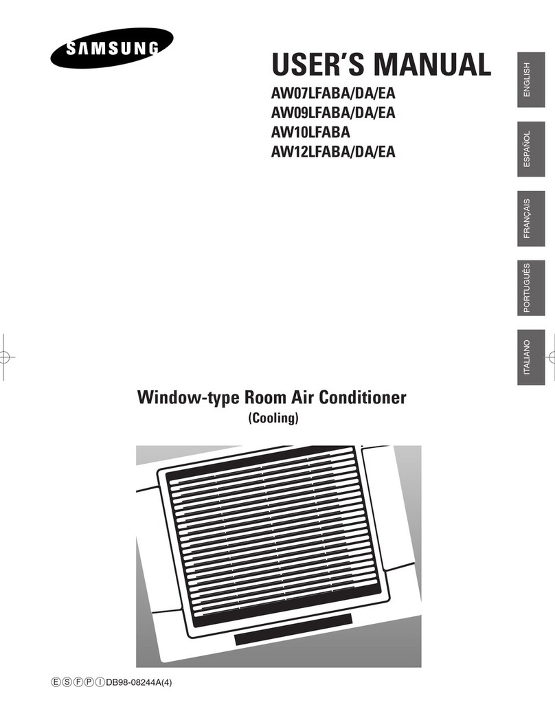 Samsung AW07LFABA user manual