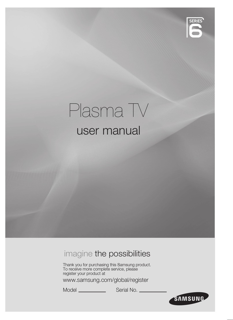 Samsung PS50A650T1R User manual
