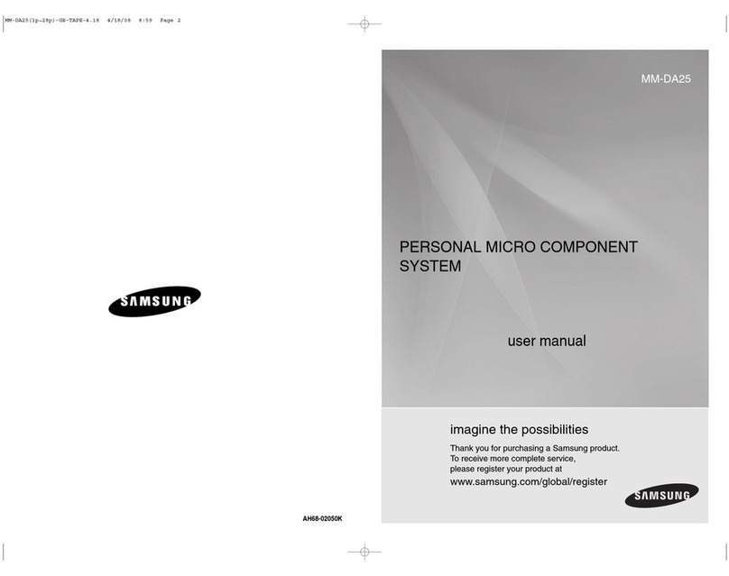 Samsung MM-DA25 user manual