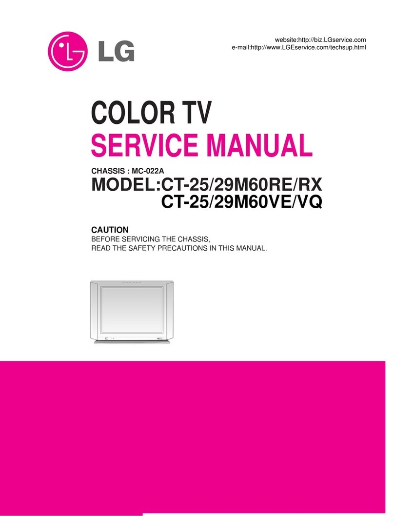 LG CT-25M60RE User manual