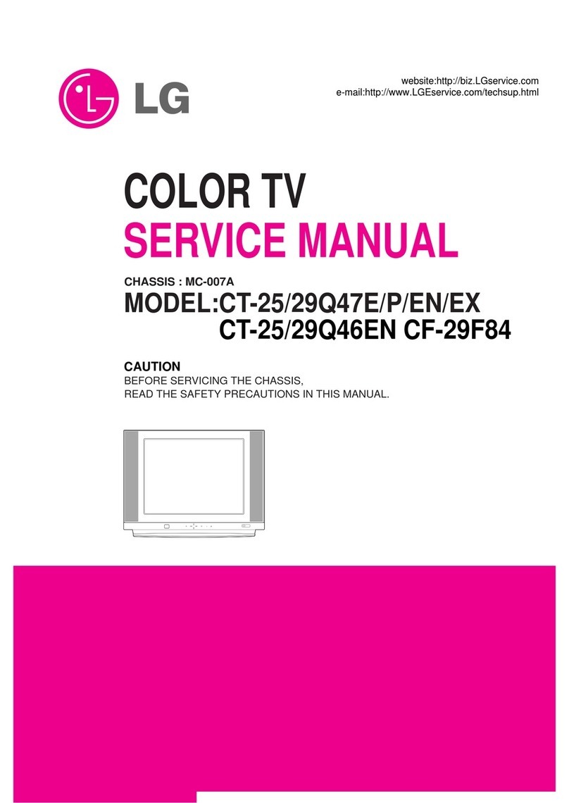 LG CT-29Q47E Service manual