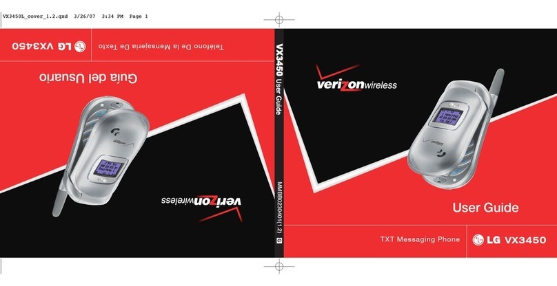LG VX3450 User manual