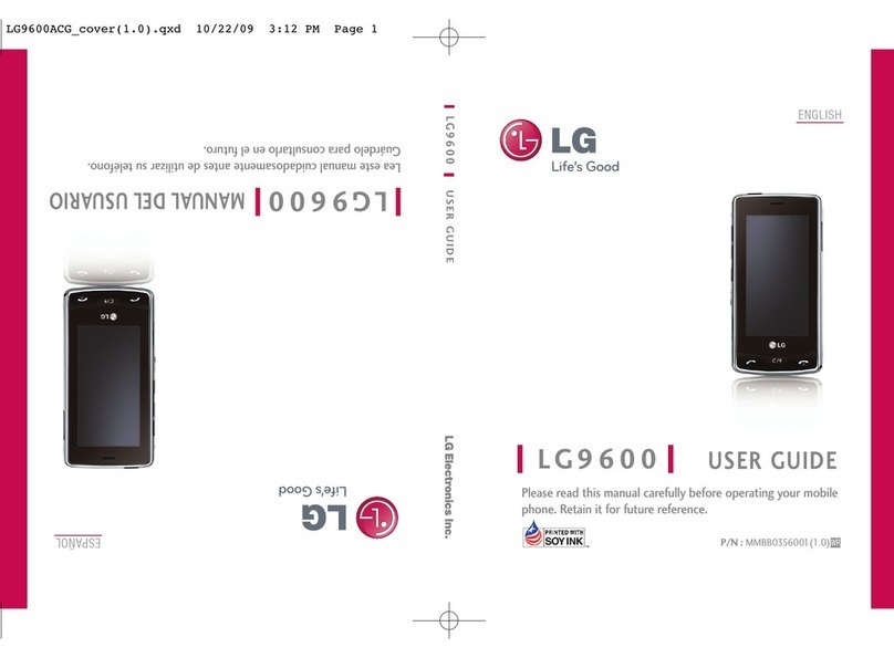 LG 9600 User manual