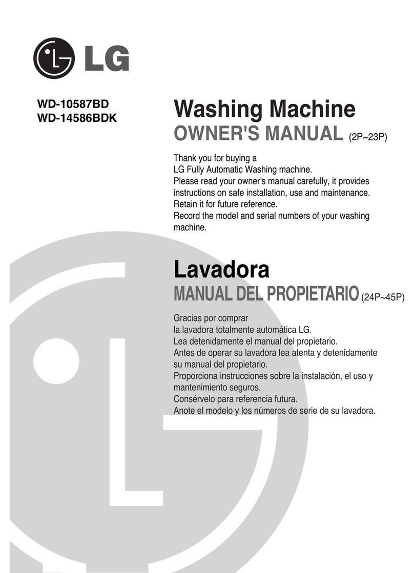 LG WD-10587BD User manual