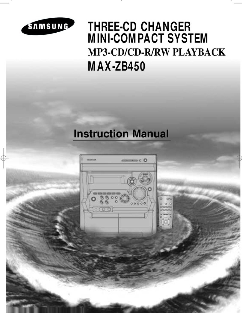Samsung MAX-ZB450 User manual