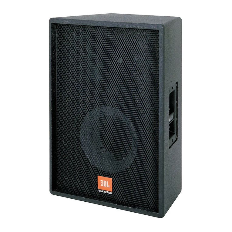 JBL SR-X Series User manual