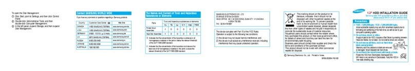 Samsung HU030HA User manual