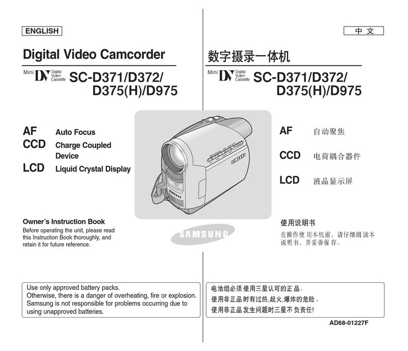 Samsung SC-D371 Owner's manual