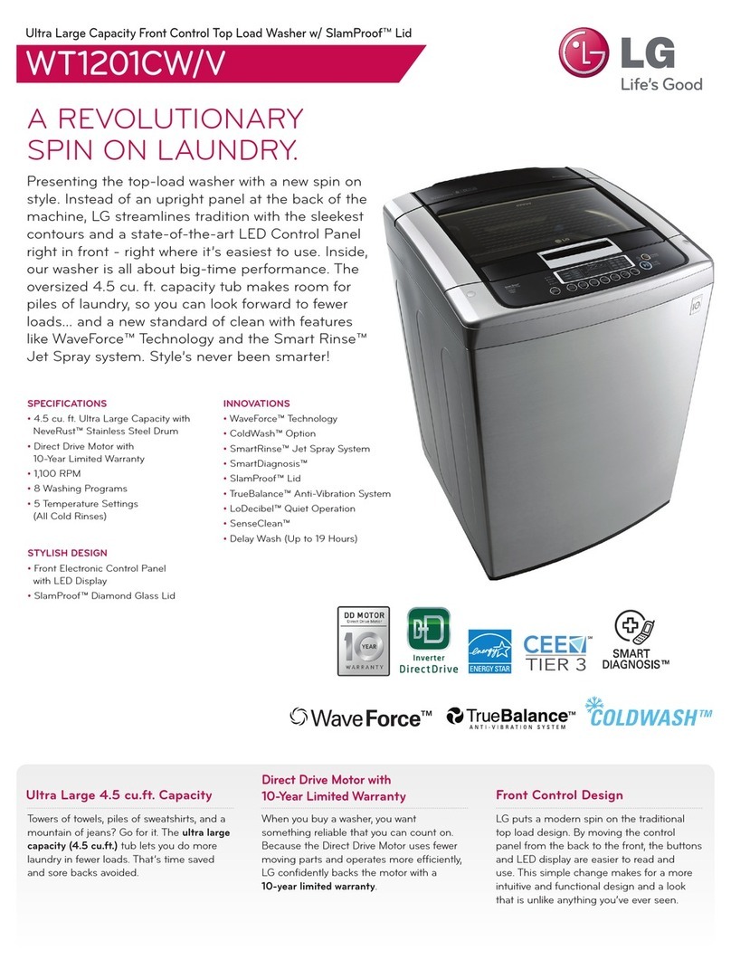 LG WT1201CV User manual