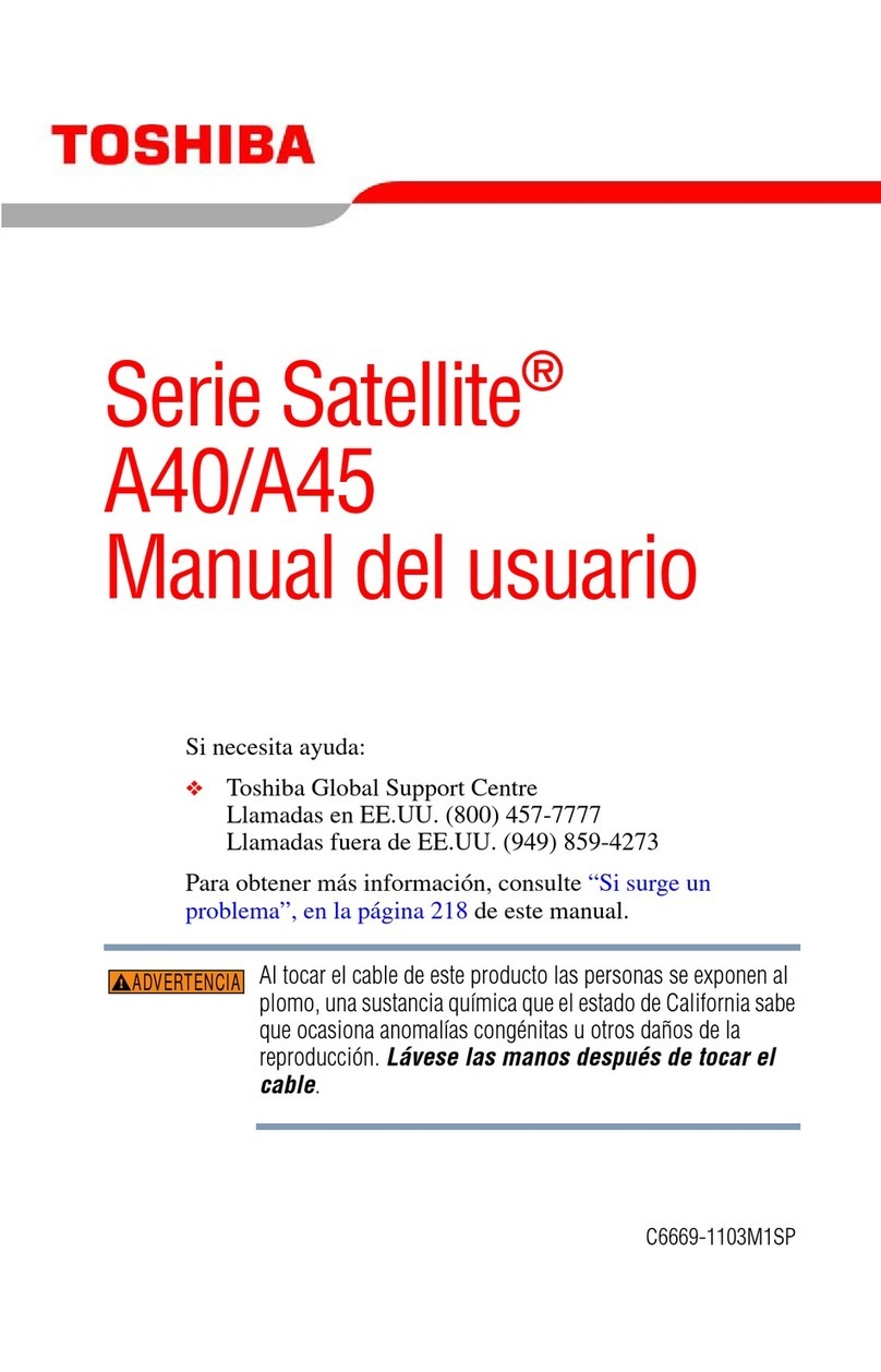 Toshiba Satellite A40-S200 User guide
