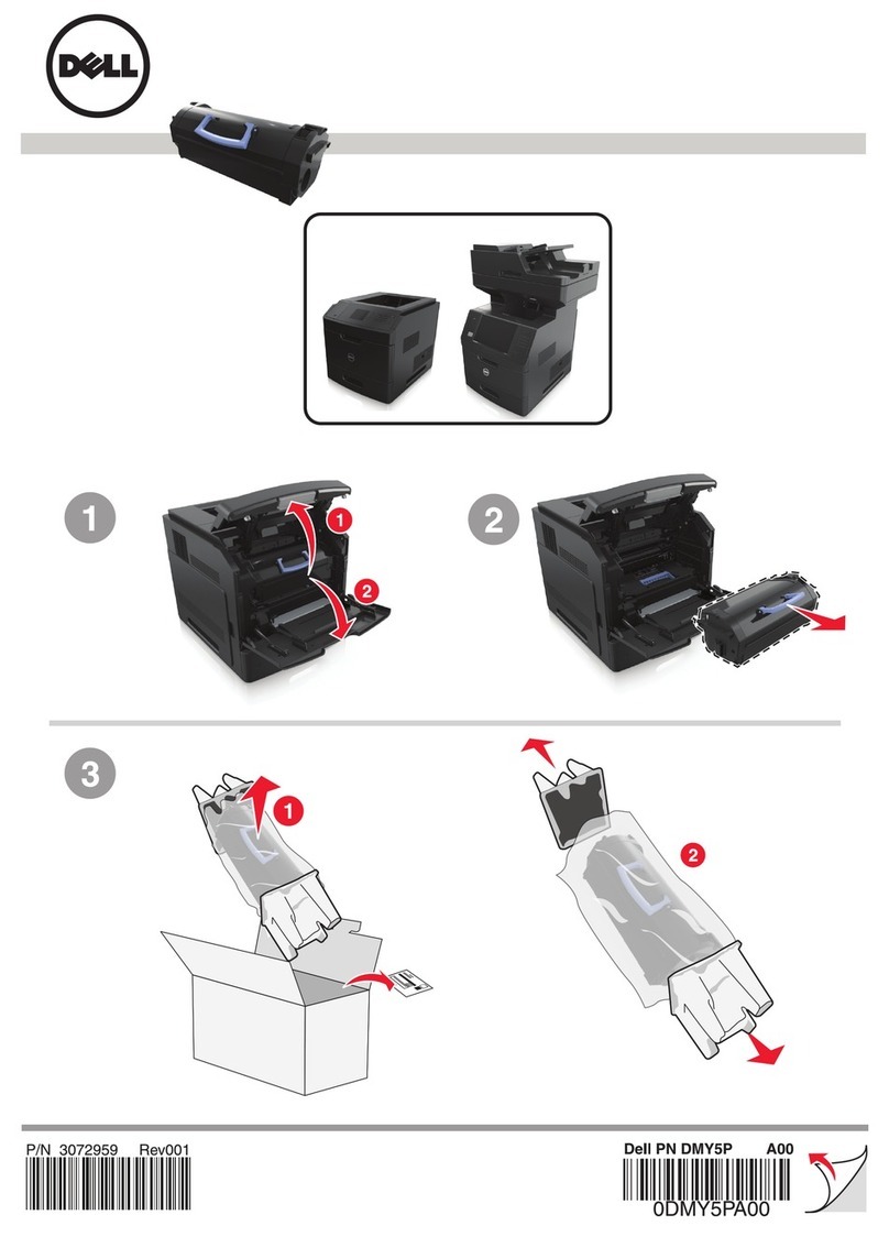 Dell B5460dn Mono Laser Printer User manual
