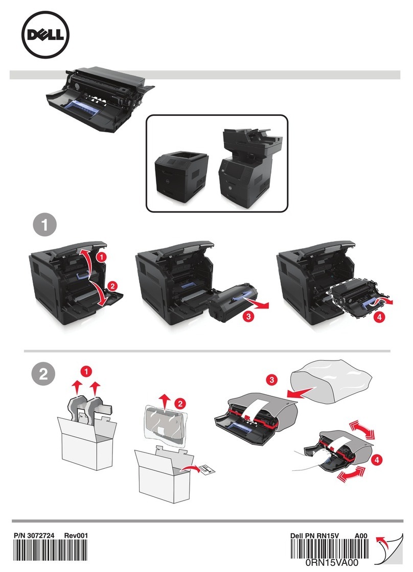 Dell B5460dn Mono Laser Printer User manual
