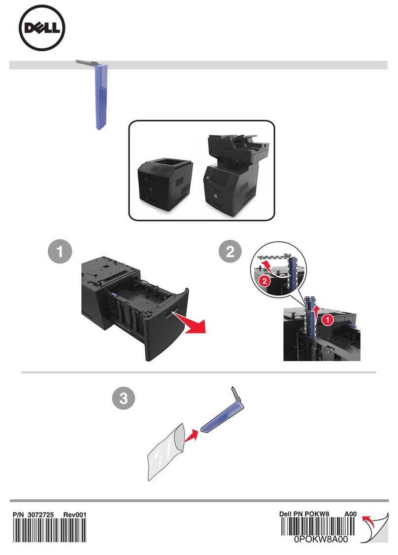 Dell B5460dn Mono Laser Printer User manual