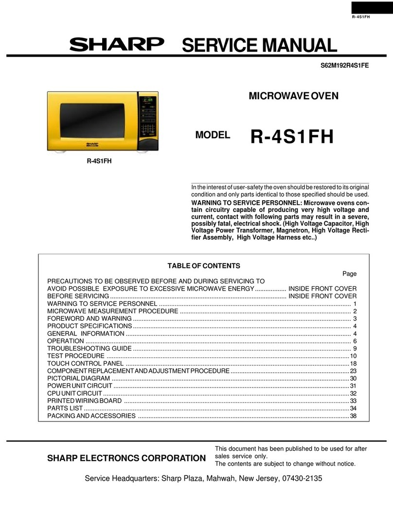 Sharp R-4S1FH User manual Sharp R-4S1FH User manual