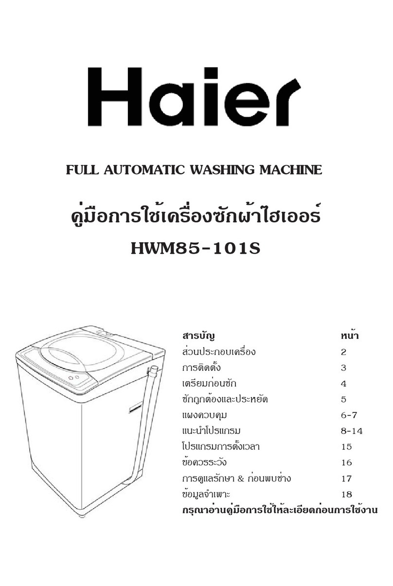 Haier SAW-9105 user manual
