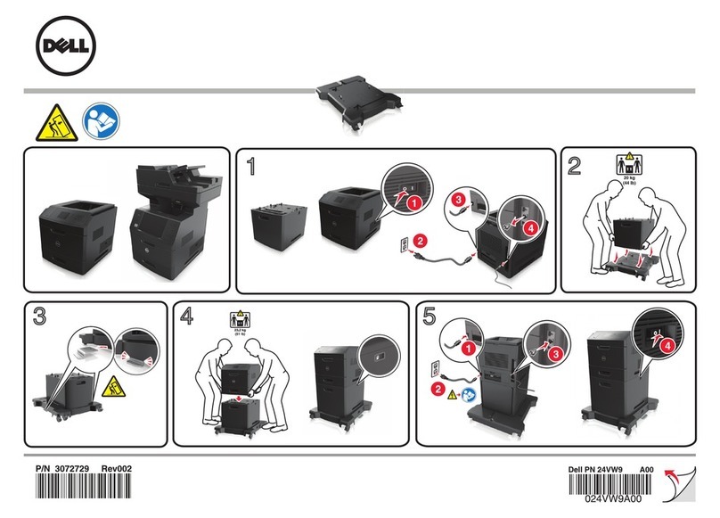 Dell B5460dn Mono Laser Printer User manual