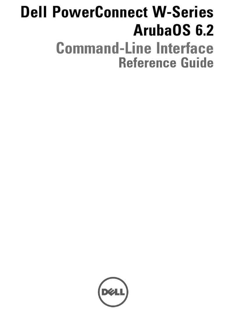 Dell PowerConnect W-7200 Series reference guide Dell PowerConnect W-7200 Series reference guide