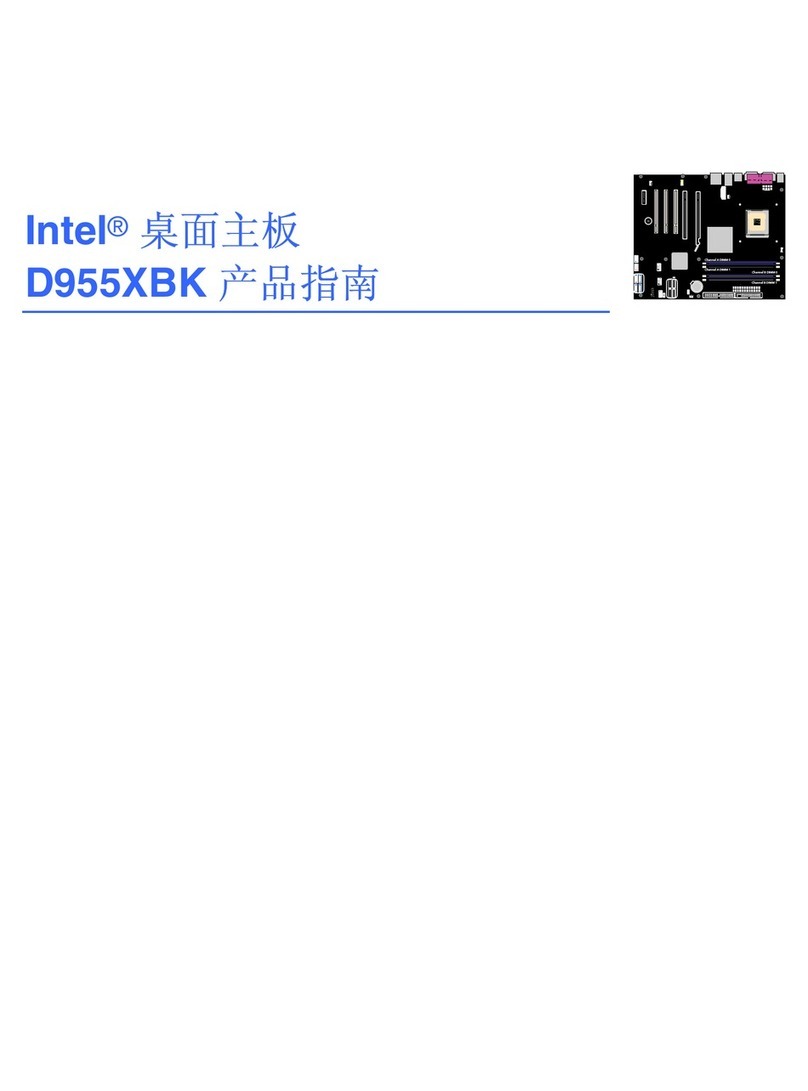 Intel D955XBK User manual