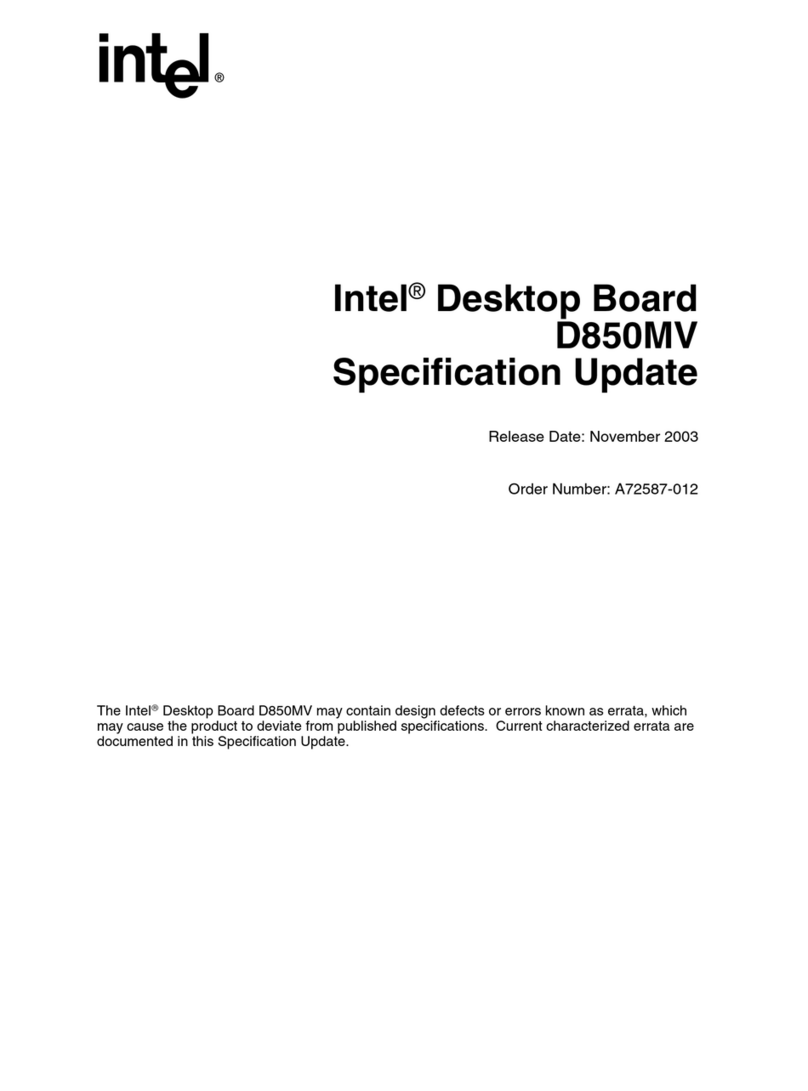 Intel D850MVSE User manual