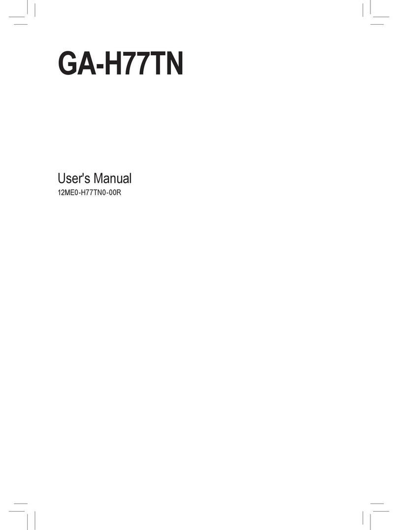 Gigabyte GA-H77TN user manual