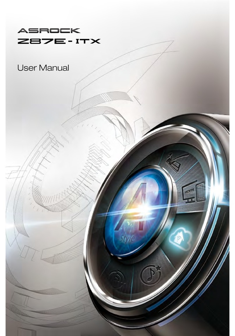 ASROCK Z87E-ITX user manual ASROCK Z87E-ITX user manual