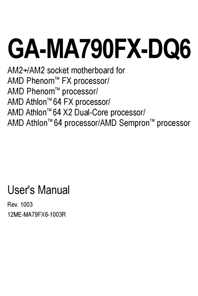 Gigabyte GA-MA790FX-DQ6 user manual
