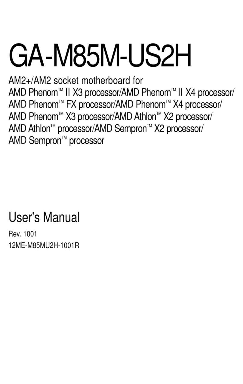 Gigabyte GA-M85M-US2H User manual