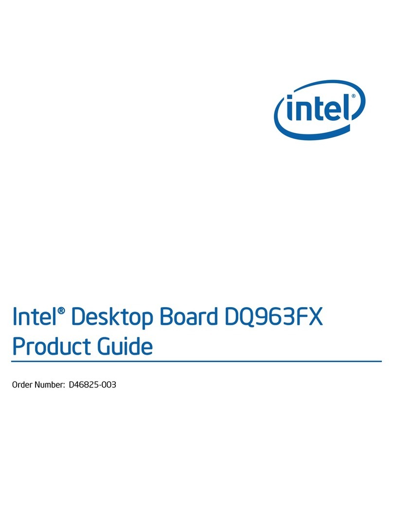 Intel DQ963FX - Desktop Board Motherboard User manual