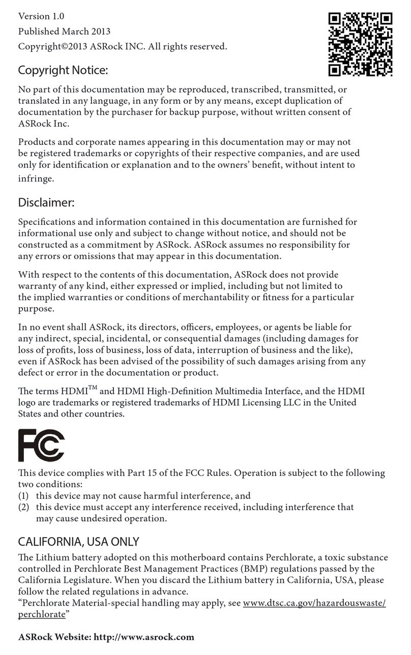 ASROCK Fatal1ty Z87 Professional User manual ASROCK Fatal1ty Z87 Professional User manual