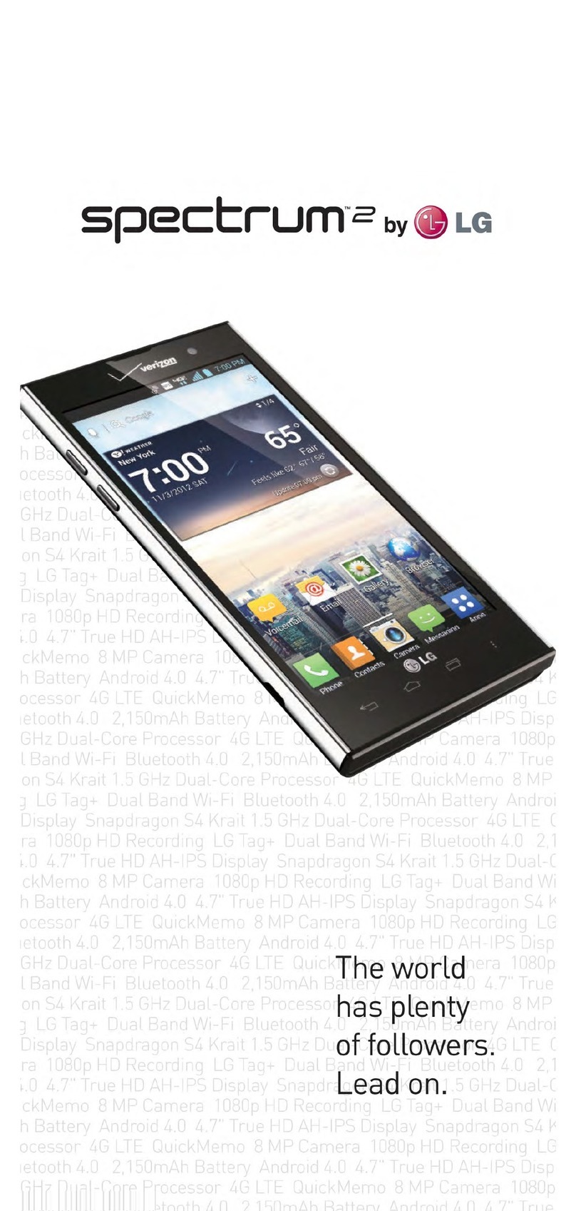 LG Spectrum VS930 specification