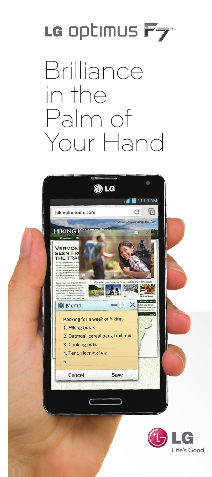 LG US780 User manual