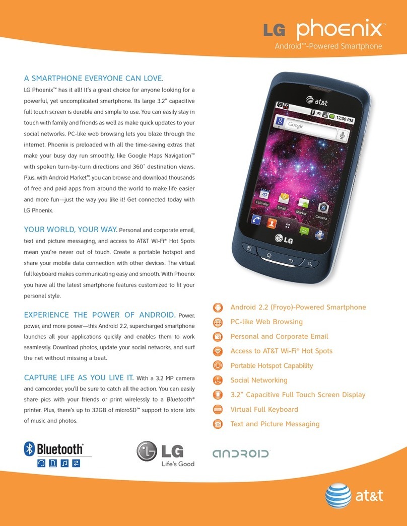 LG Phoenix User manual