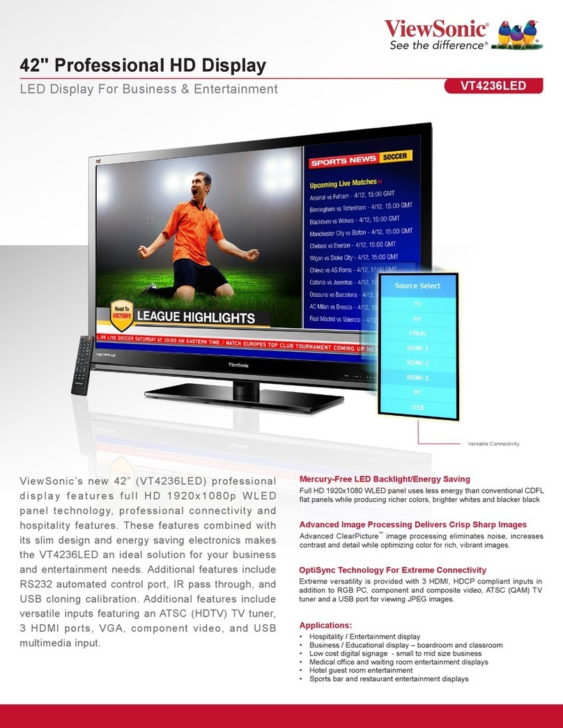 ViewSonic VT4236LED User manual