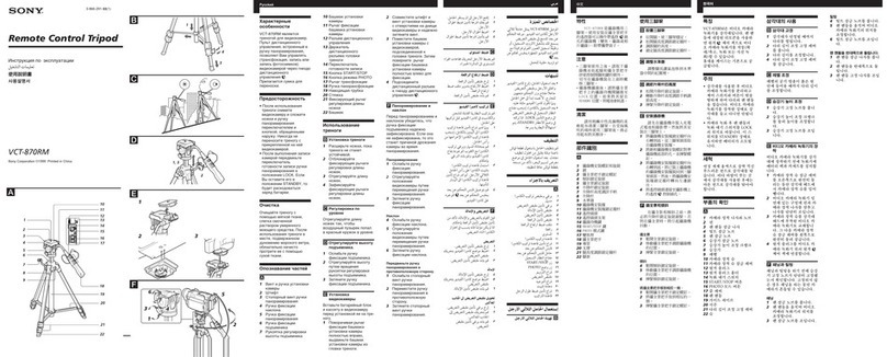 Sony VCT-870RM User manual Sony VCT-870RM User manual
