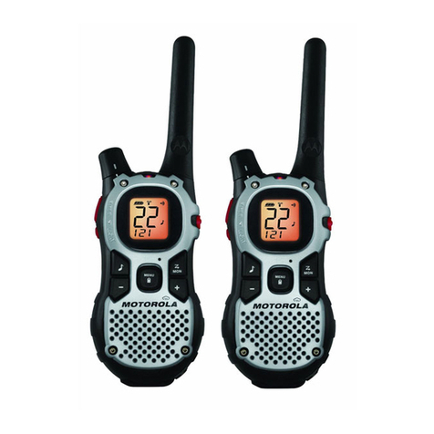 Motorola MJ270R - Radio FRS/GMRS Operation manual