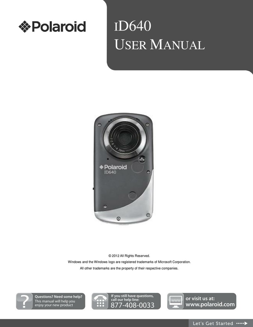 Polaroid iD640 User manual Polaroid iD640 User manual