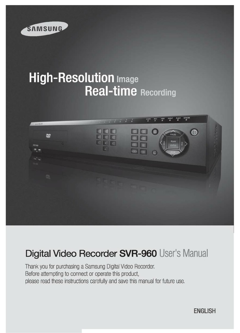 Samsung SVR-960A User manual