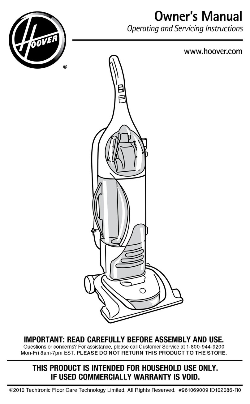 Hoover UH40080 User manual