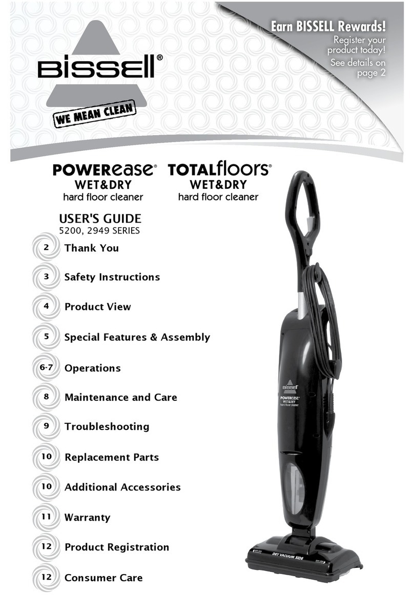 Bissell Total Floors® Wet & Dry Hard Floor Cleaner... User manual