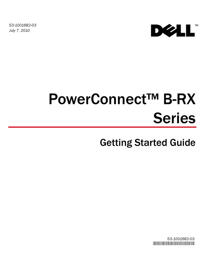 Dell PowerConnect B-RX Getting started guide