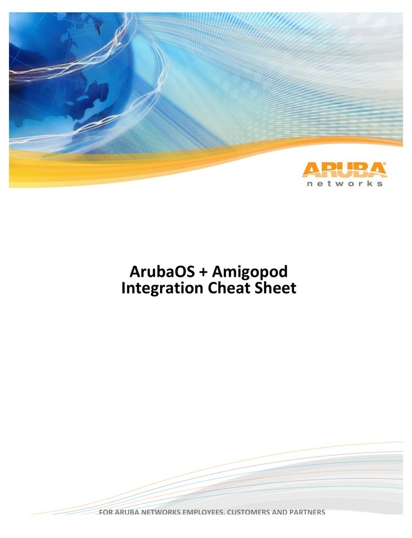 Aruba Networks PowerConnect W Clearpass 100 Software manual