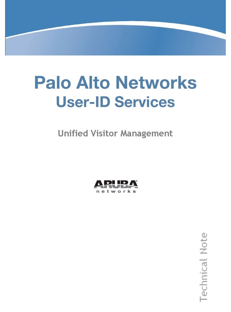 Aruba Networks PowerConnect W Clearpass 100 Software manual