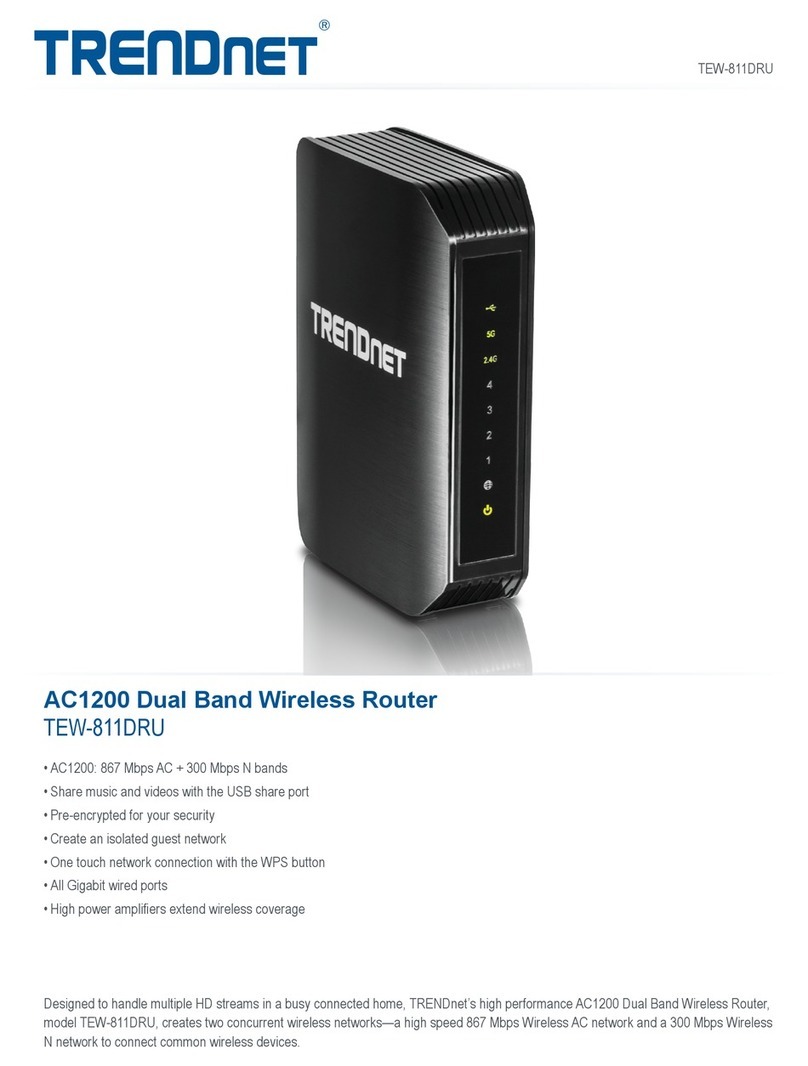 TRENDnet TEW-811DRU datasheet