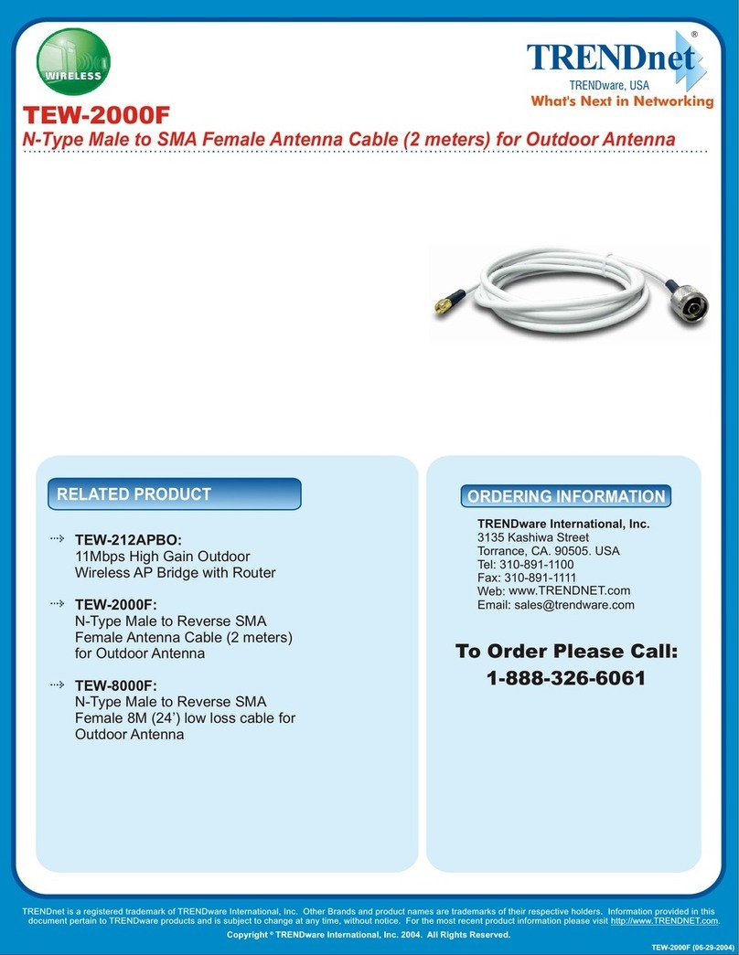 TRENDnet TEW-2000F User manual TRENDnet TEW-2000F User manual