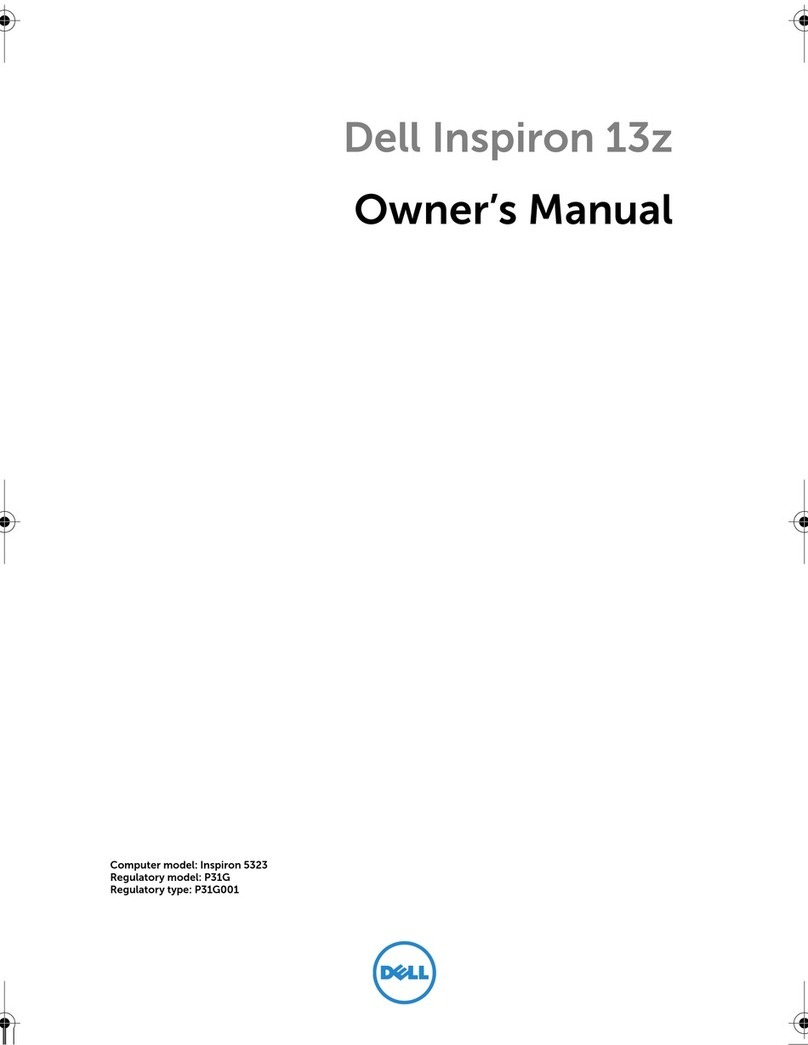 Dell Inspiron 13Z 5323 User manual Dell Inspiron 13Z 5323 User manual