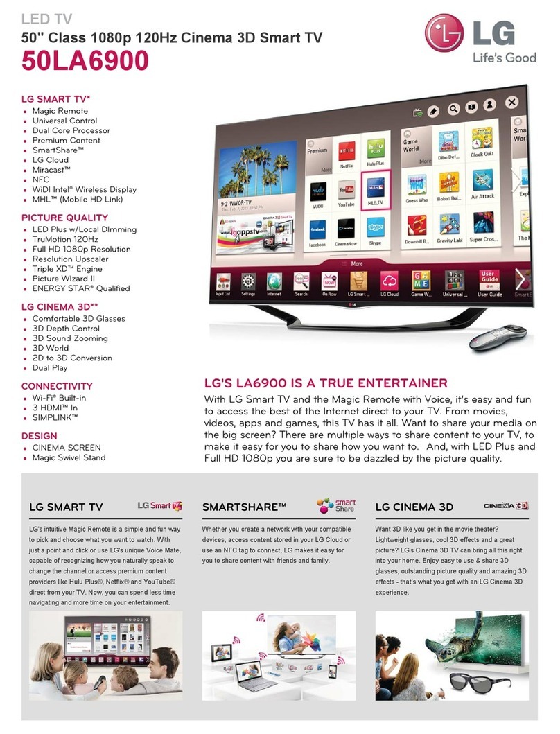 LG 50LA6900 User manual