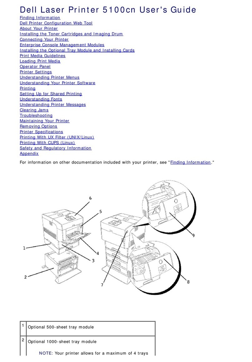 Dell 5100cn User manual