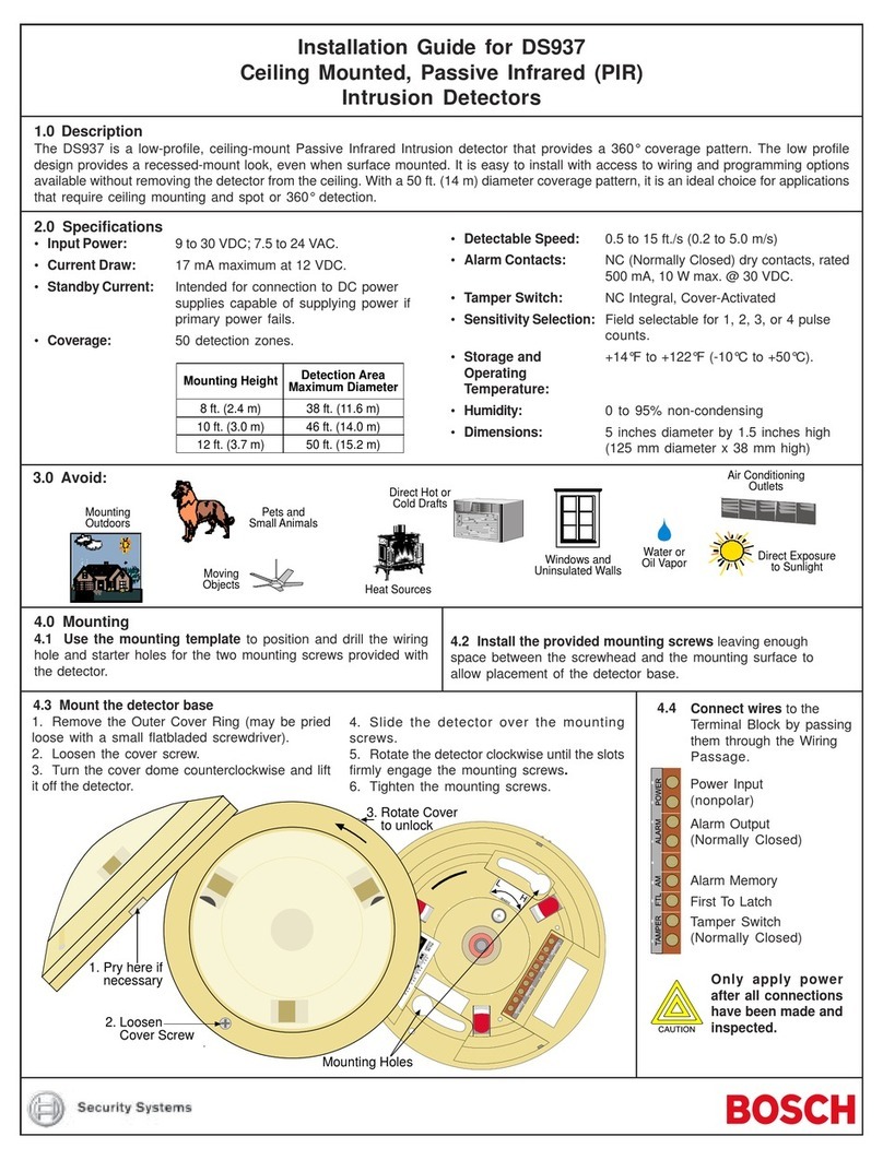 Bosch DS937 User manual