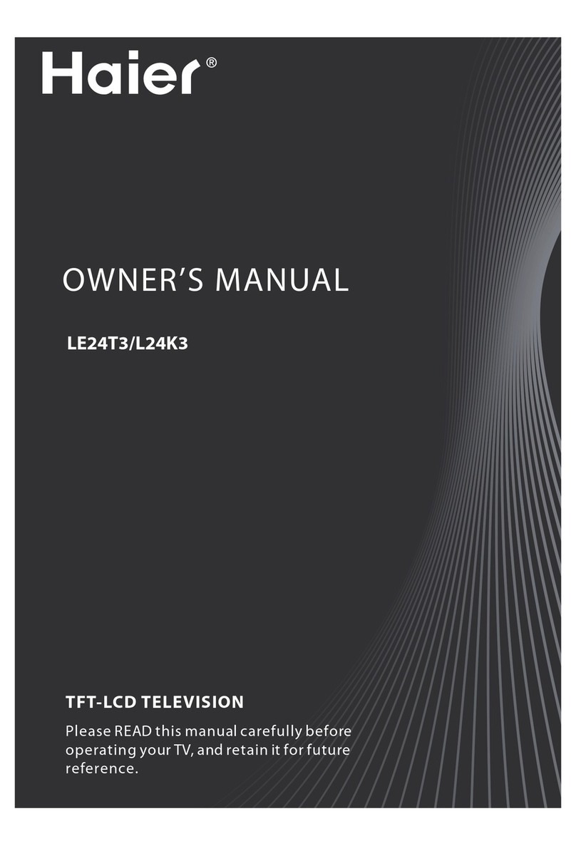 Haier LE24T3 User manual Haier LE24T3 User manual
