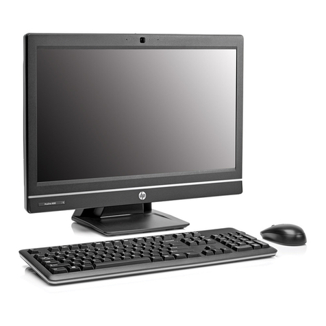 HP ProOne 600 Operating and maintenance manual